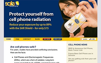 Safe Cell Phone Inc. website